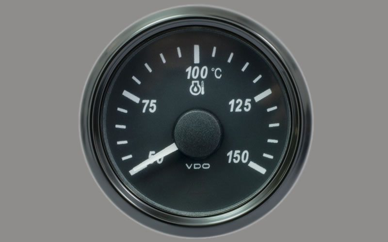 SingleViu Oil Temperature Gauge 150°C